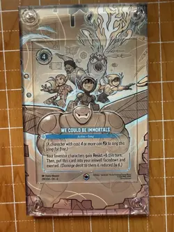 We Could Be Immortals Enchanted SP 219/204 #219 Lorcana Extended Art Case - Image 2