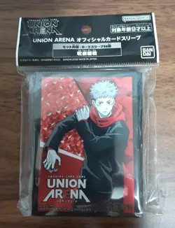 UNION ARENA Official card 60 Sleeves Jujutsu Kaisen Yuji Itadori TCG Japan - Image 1