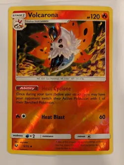 Volcarona - 13/73 - Shining Legends Pokemon Reverse Holo Foil Nice! - Image 1