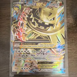 M Steelix EX Full Art Ultra Rare Holo Pokemon Card 109/114 XY Steam Siege Mega - Image 3