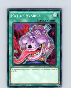 Yu-Gi-Oh TCG Pot Of Avarice EGS1-EN026 1st Edition Regular Common Card NM - Image 1