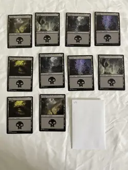 10x Swamp Basic Land BFZ MTG Magic Cards 260 261 262 263 264 - Image 1