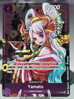 Yamato (CS 2024 Event Pack) P-046 One Piece Promotion Cards Foil GOLD STAMP - Image 1