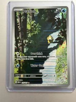 Pokemon TCG Scarlet & Violet 151 Psyduck Holo Illustration Rare Card 175/165 - Image 1