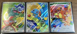 Pokemon First Partner Illustration Rare 30th Anniversary Set Of 3 Cards - Image 1