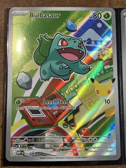 Pokemon First Partner Illustration Rare 30th Anniversary Set Of 3 Cards - Image 2