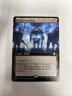 Urza’s Workshop Extended Art Nonfoil Card #051 MTG LP - Image 1