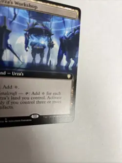 Urza’s Workshop Extended Art Nonfoil Card #051 MTG LP - Image 2