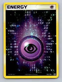 Psychic Energy 105/106 EX Emerald Holo Secret Rare Pokemon TCG Card - Image 1