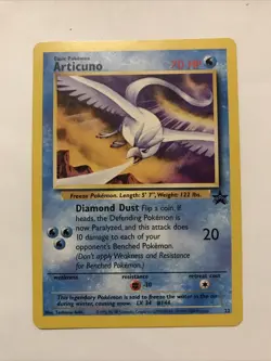 Articuno #22 Black Star Promo Rare Vintage Pokemon Card Legendary Bird - Image 1