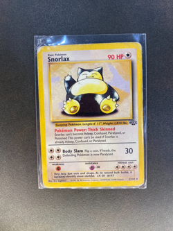 Snorlax 27/64 Jungle Set Non Holo Rare Vintage Pokemon Card 1999 WOTC - Image 3