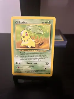 Pokemon TCG Chikorita Neo Genesis Card 54/111 Unlimited Common - Image 1