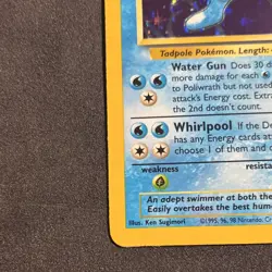 Poliwrath 13/102 Base Set Holo Rare 1999 Wizards Pokemon TCG Card English - Image 5