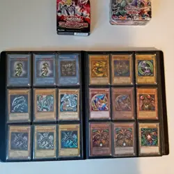YuGiOh Card Binder Dark Magican Girl Blue Eyes White Dragon Red Eyes B Dragon - Image 1