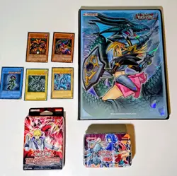 YuGiOh Card Binder Dark Magican Girl Blue Eyes White Dragon Red Eyes B Dragon - Image 2