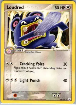 Loudred 39/101 Non Holo Hidden Legends - Pokemon Card - NM - Image 1