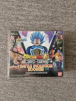 Dragon Ball Super Card Game Battle Evolution Booster Box Sealed With Protector - Image 1
