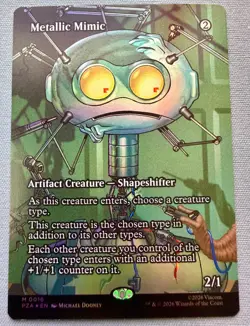 Metallic Mimic #16 (Borderless) FOIL - MTG Teenage Mutant Ninja Turtles TMT NM - Image 1