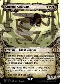 Curious Colossus (Showcase) 298 ECL Lorwyn Eclipsed NM - Image 1
