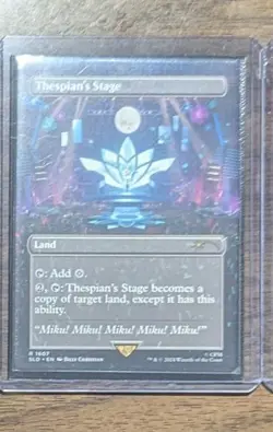 MTG Thespian's Stage (1607) Non-Foil Hatsune Miku Secret Lair Drop NM - Image 2