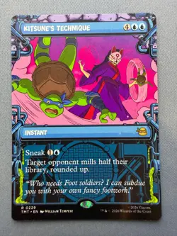 Kitsune's Technique (Showcase) - NM - Teenage Mutant Ninja Turtles MTG TMNT #229 - Image 1