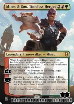 Minsc & Boo, Timeless Heroes (Borderless) [CLB - 363] - NM [Normal] TCG MTG - Image 1