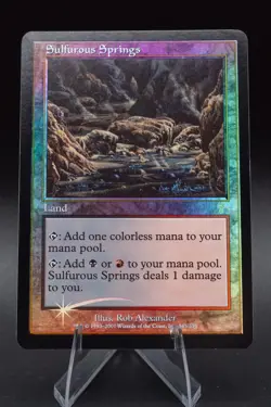 Sulfurous Springs: 2001 Magic the Gathering - 7th Edition Foil - Image 1