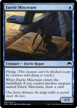 4x Faerie Miscreant Magic Origins MTG Common Playset - Image 1