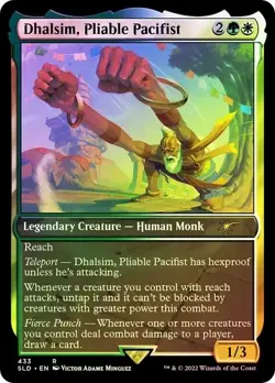 Dhalsim, Pliable Pacifist *Foil* | SLD Secret Lair | NM | MTG Street Fighter - Image 1