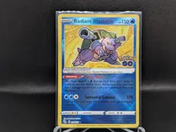 Radiant Blastoise - 018/078 - Pokemon Go Sword & Shield Radiant Rare NM - Image 4