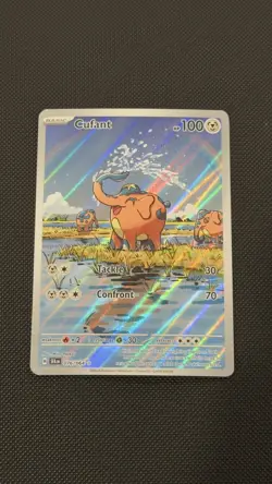 Cufant 076/064 Shrouded Fable Illustration Rare Full Art Holo Pokemon TCG NM - Image 1