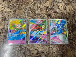 Pokemon 2026 First Partner Illustration Collection Series 1 Promos Set 43-45 #ML - Image 1
