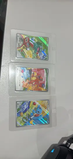 Pokemon First Partner Illustration Collection Bulbasaur Charmander Squirtle Set - Image 1