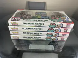 Pokemon Scarlet Violet 151 Blooming Waters Premium Collection Sealed Lot Of 4 - Image 1