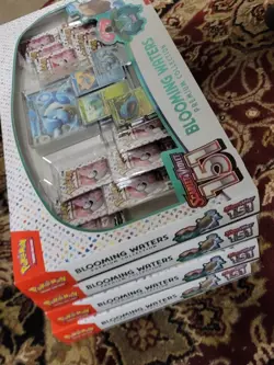 MINTY Pokemon Scarlet Violet 151 Blooming Waters Premium Collection Sealed 4 BOX - Image 1