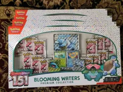 MINTY Pokemon Scarlet Violet 151 Blooming Waters Premium Collection Sealed 4 BOX - Image 2