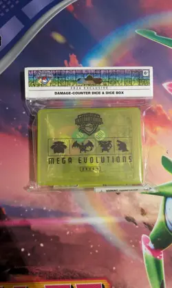 Pokemon Mega Evolutions 2026 Dice Kit - Damage Counters Dice Box - Image 1