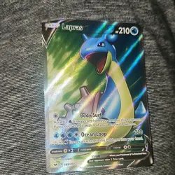 Pokemon Lapras V Full Art Ultra Rare 189/202 Swsh01 Sword & Shield Holo 210 HP - Image 1