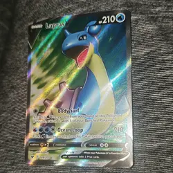 Pokemon Lapras V Full Art Ultra Rare 189/202 Swsh01 Sword & Shield Holo 210 HP - Image 3