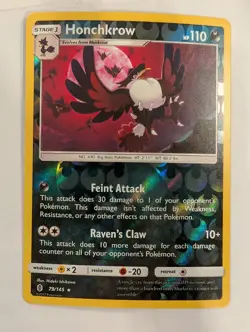 Honchkrow 79/145 Guardians Rising Pokemon Reverse Holo Foil Nice! - Image 1