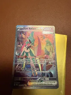2023 Pokemon SV Paradox Rift Iron Valiant ex #249/182 - Image 3