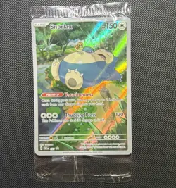 Pokemon TCG Snorlax 051 Black Star Promo Scarlet & Violet SEALED - Image 1