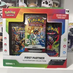 Pokemon First Partner Illustration Collection Series 1 Box ⚡SHIPS SAME DAY - Image 1