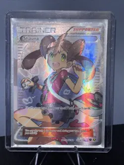 Pokemon TCG Shauna 111a/124 Full Art Trainer Holo Ultra Rare XY Promo - Image 1