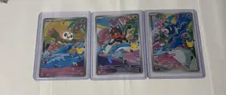 Pokemon 2026 First Partner Illustration Collection Series 1 Promos Set 43-45 NM - Image 1