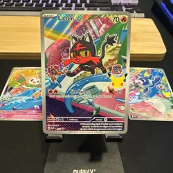 Pokemon TCG First Partner Illustration Collection Series 1 Alola GEN 7 Starters - Image 5
