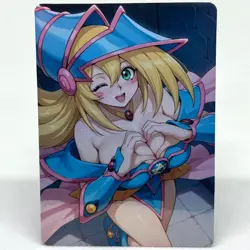 Yu-Gi-Oh Dark Magician Girl Goddess Anime Waifu ACG Foil Card - Image 1