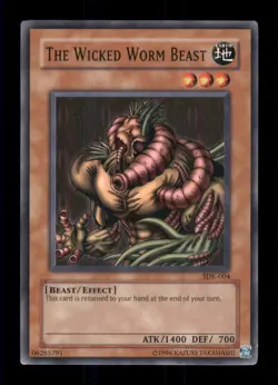 The Wicked Worm Beast Common Unlimited Starter Deck: Kaiba SDK-004 LP - Image 1