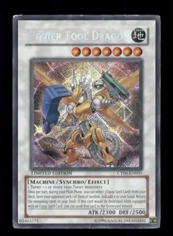 Power Tool Dragon Secret Rare 2009 Collectors Tin CT06-EN001 LP - Image 1