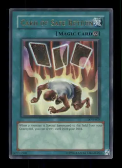 Card of Safe Return Ultra Rare Unlimited Labyrinth of Nightmare LON-029 NM - Image 1